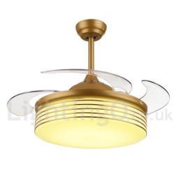 Ventilateur de plafond contemporain moderne de style européen de 36 pouces