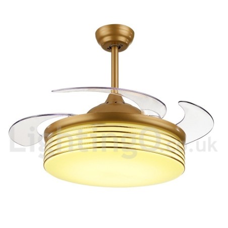 Ventilateur de plafond contemporain moderne de style européen de 36 pouces