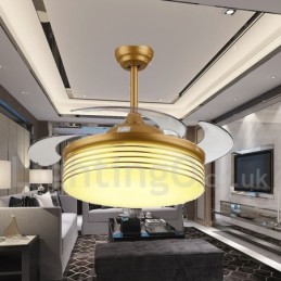 Ventilateur de plafond contemporain moderne de style européen de 36 pouces