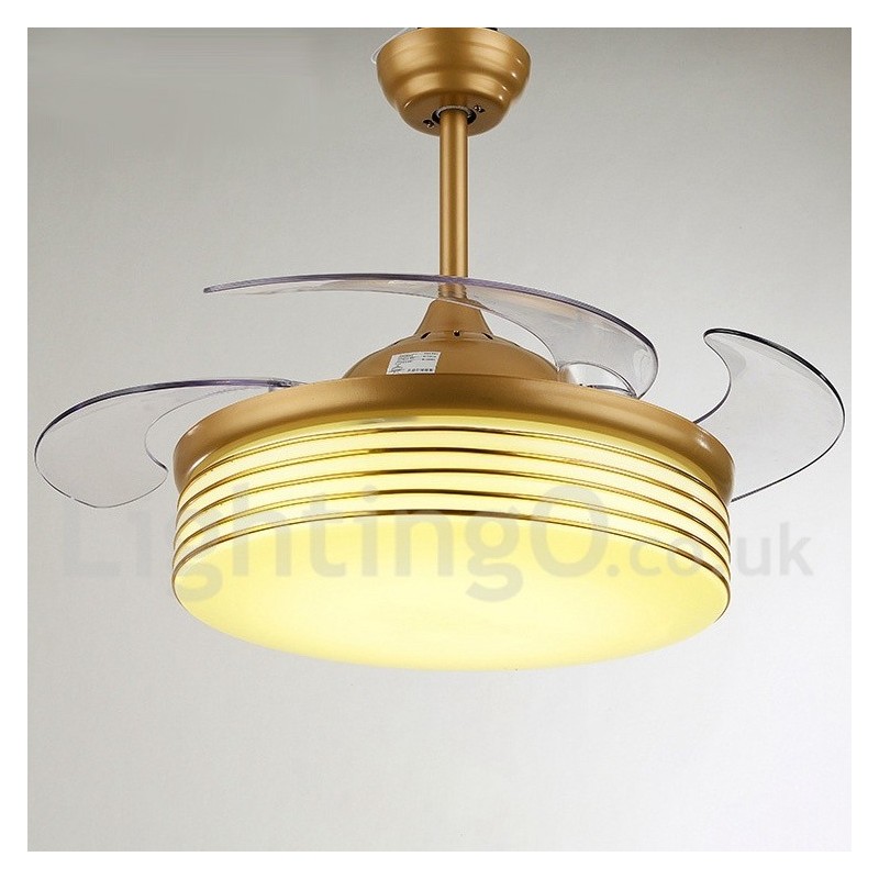 Ventilateur de plafond contemporain moderne de style européen de 36 pouces
