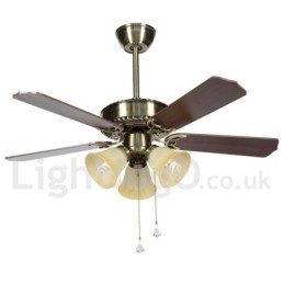 Ventilateur de plafond contemporain moderne de 42 pouces