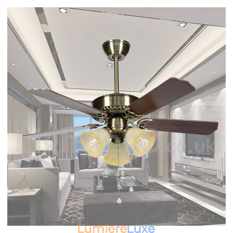 Ventilateur de plafond contemporain moderne de 42 pouces