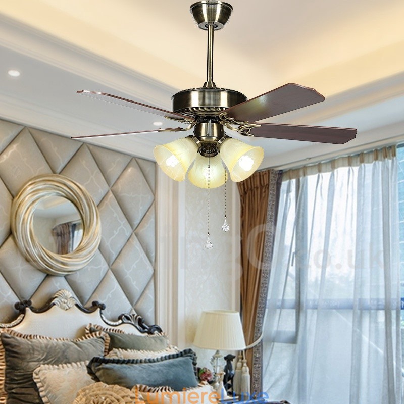 Ventilateur de plafond contemporain moderne de 42 pouces