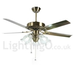 Ventilateur de plafond vintage de style européen de 52 pouces