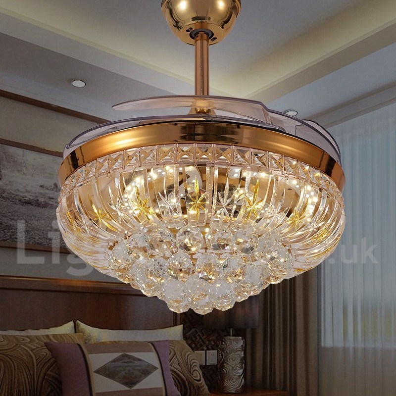 Ventilateur de plafond contemporain moderne de style européen de 42 pouces