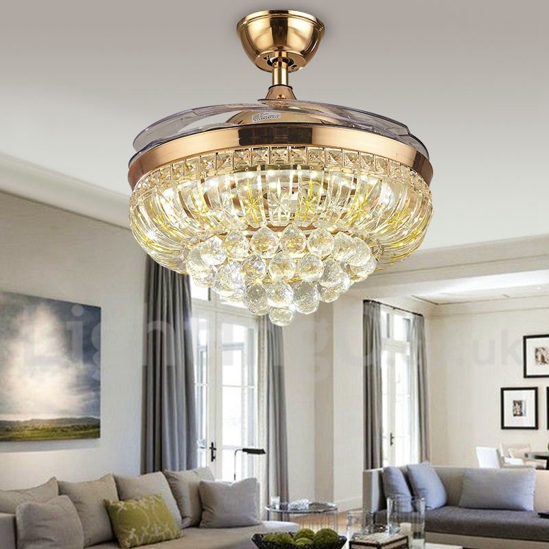 Ventilateur de plafond contemporain moderne de style européen de 42 pouces