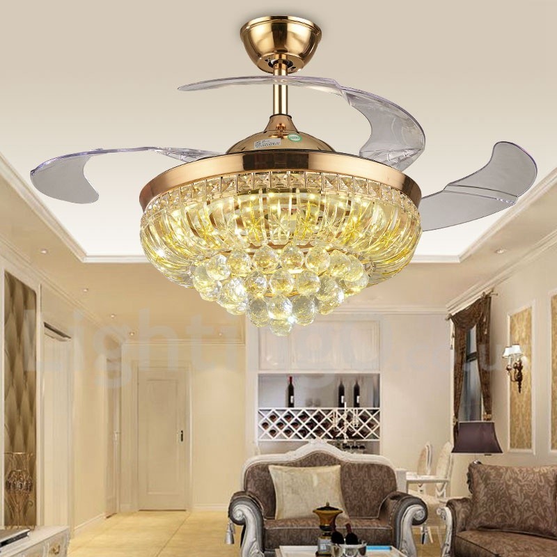 Ventilateur de plafond contemporain moderne de style européen de 42 pouces