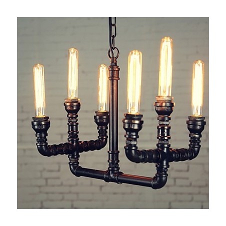 Lustre Mini Style Rustique Lodge Rétro Métal Lustre Mini Style Rustique Lodge Rétro Métal