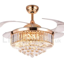 Ventilateur de plafond contemporain moderne de style européen de 42 pouces