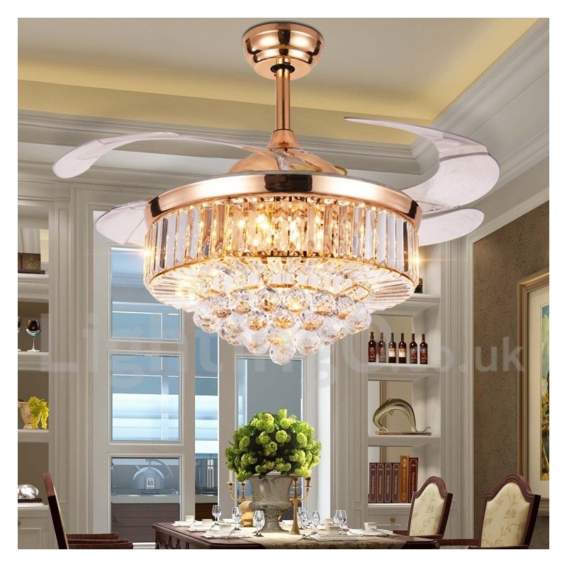 Ventilateur de plafond contemporain moderne de style européen de 42 pouces