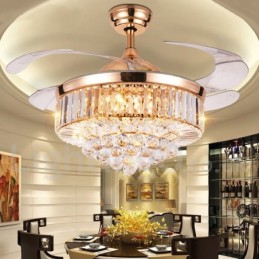 Ventilateur de plafond contemporain moderne de style européen de 42 pouces