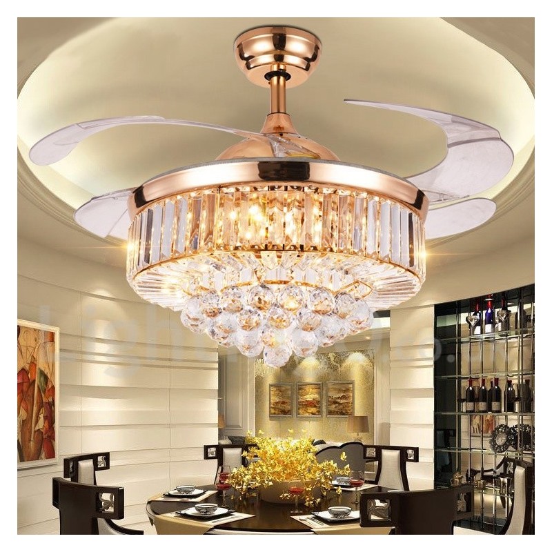 Ventilateur de plafond contemporain moderne de style européen de 42 pouces