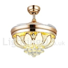Ventilateur de plafond contemporain moderne de style européen de 42 pouces