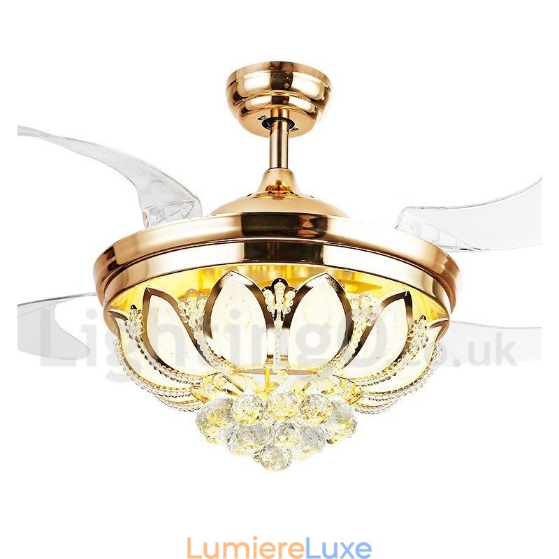 Ventilateur de plafond contemporain moderne de style européen de 42 pouces