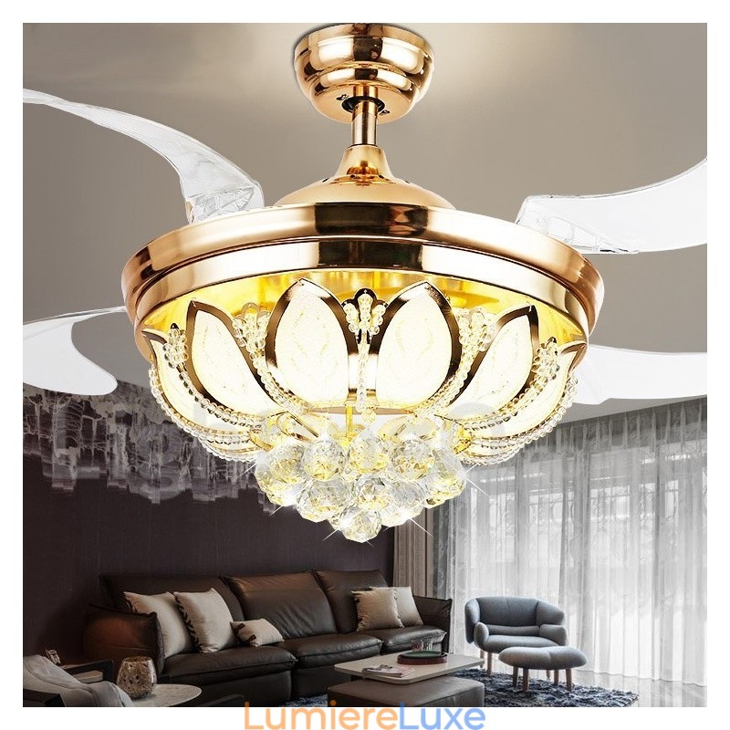 Ventilateur de plafond contemporain moderne de style européen de 42 pouces