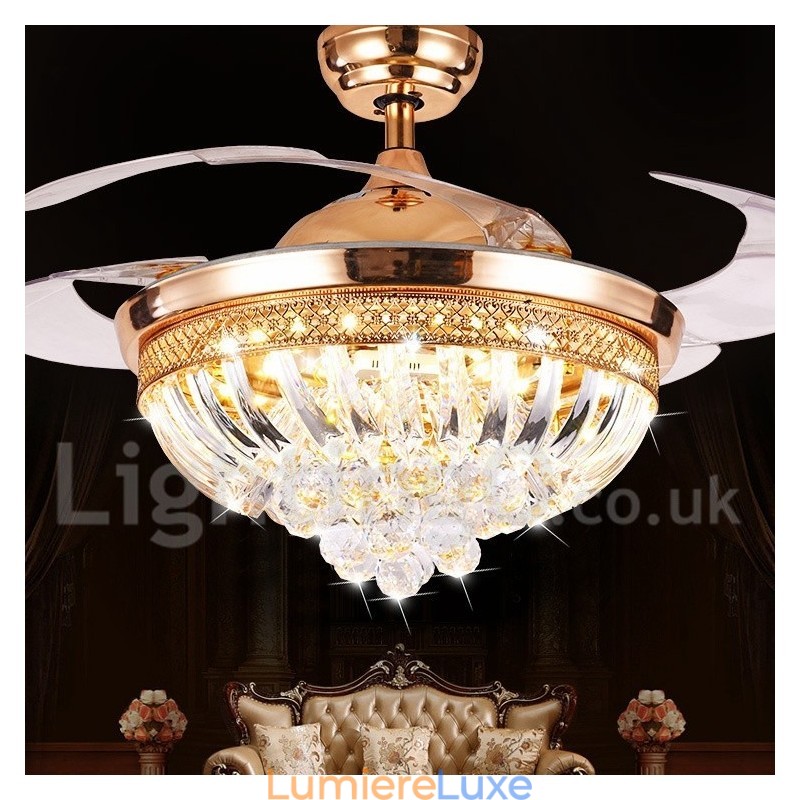 Ventilateur de plafond contemporain moderne de style européen de 42 pouces