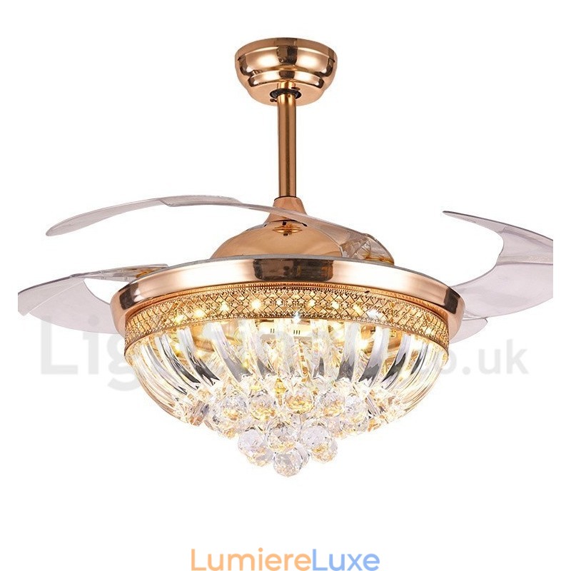 Ventilateur de plafond contemporain moderne de style européen de 42 pouces