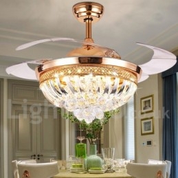 Ventilateur de plafond contemporain moderne de style européen de 42 pouces