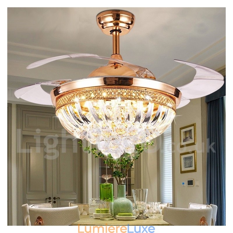 Ventilateur de plafond contemporain moderne de style européen de 42 pouces
