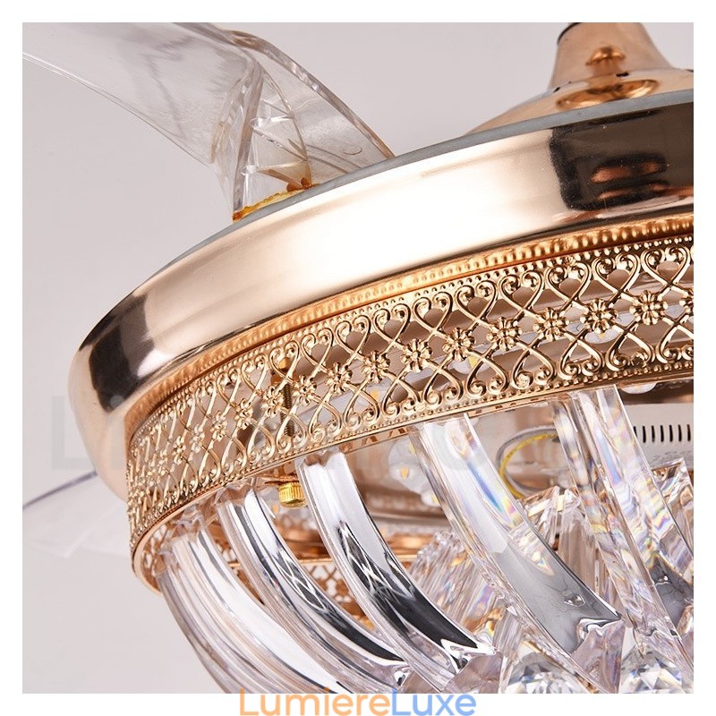 Ventilateur de plafond contemporain moderne de style européen de 42 pouces