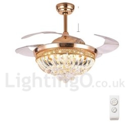 Ventilateur de plafond contemporain moderne de style européen de 42 pouces