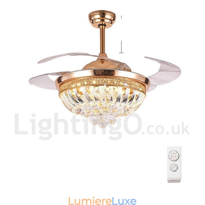 Ventilateur de plafond contemporain moderne de style européen de 42 pouces