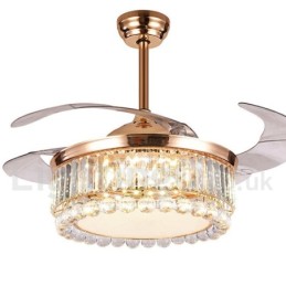Ventilateur de plafond contemporain moderne de style européen de 42 pouces