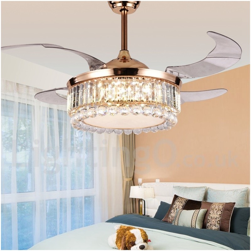 Ventilateur de plafond contemporain moderne de style européen de 42 pouces