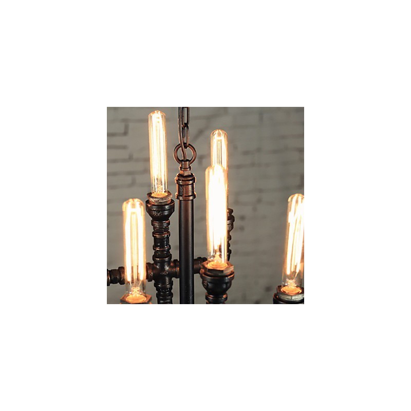 Lustre Mini Style Rustique Lodge Rétro Métal