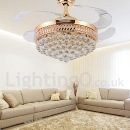 Ventilateur de plafond contemporain moderne de style européen de 42 pouces