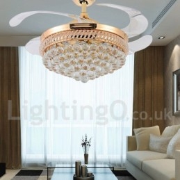 Ventilateur de plafond contemporain moderne de style européen de 42 pouces