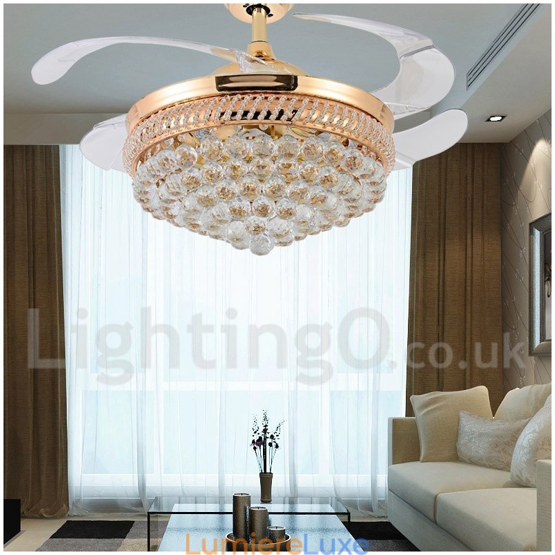 Ventilateur de plafond contemporain moderne de style européen de 42 pouces