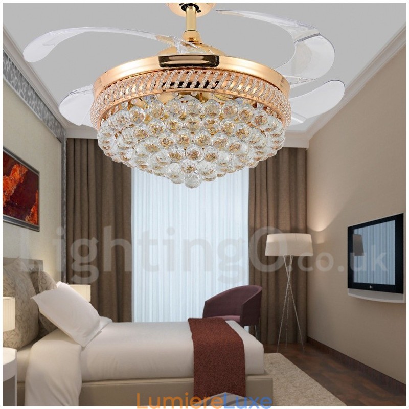 Ventilateur de plafond contemporain moderne de style européen de 42 pouces