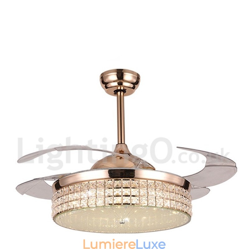 Ventilateur de plafond contemporain moderne de style européen de 42 pouces