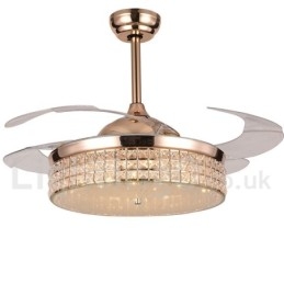 Ventilateur de plafond contemporain moderne de style européen de 42 pouces