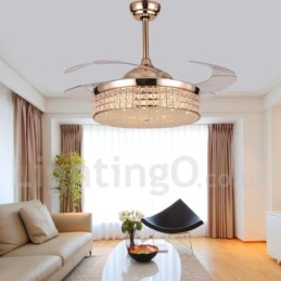 Ventilateur de plafond contemporain moderne de style européen de 42 pouces