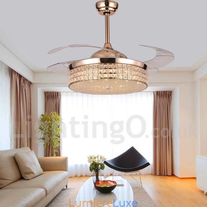 Ventilateur de plafond contemporain moderne de style européen de 42 pouces