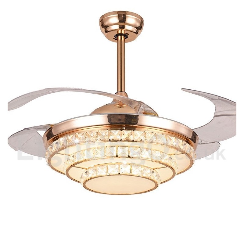 Ventilateur de plafond contemporain moderne de style européen de 42 pouces