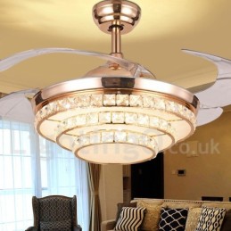 Ventilateur de plafond contemporain moderne de style européen de 42 pouces