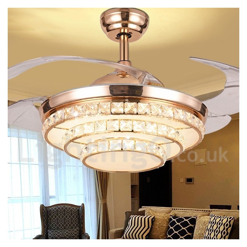 Ventilateur de plafond contemporain moderne de style européen de 42 pouces