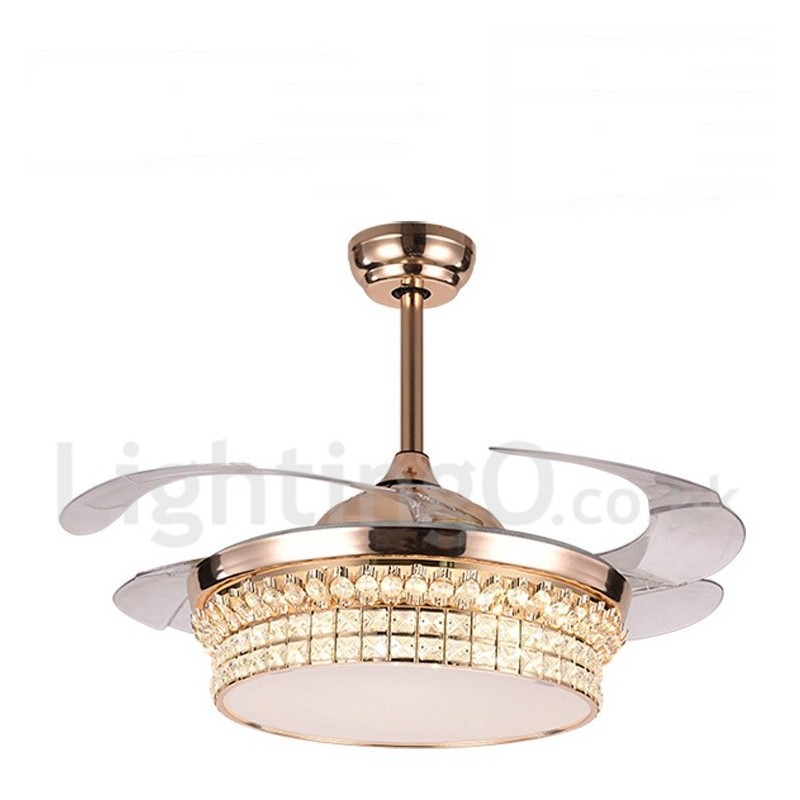 Ventilateur de plafond contemporain moderne de style européen de 42 pouces