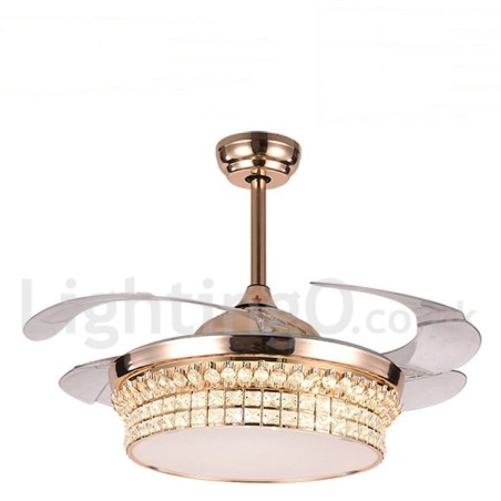 Ventilateur de plafond contemporain moderne de style européen de 42 pouces