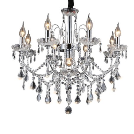 Lustre en cristal élégant à 9 lumières Lustre en cristal élégant à 9 lumières