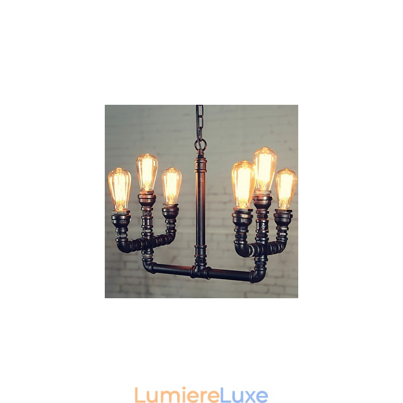 Lustre Mini Style Rustique Lodge Rétro Métal