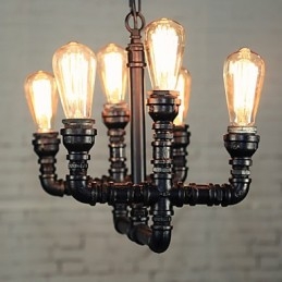 Lustre Mini Style Rustique Lodge Rétro Métal