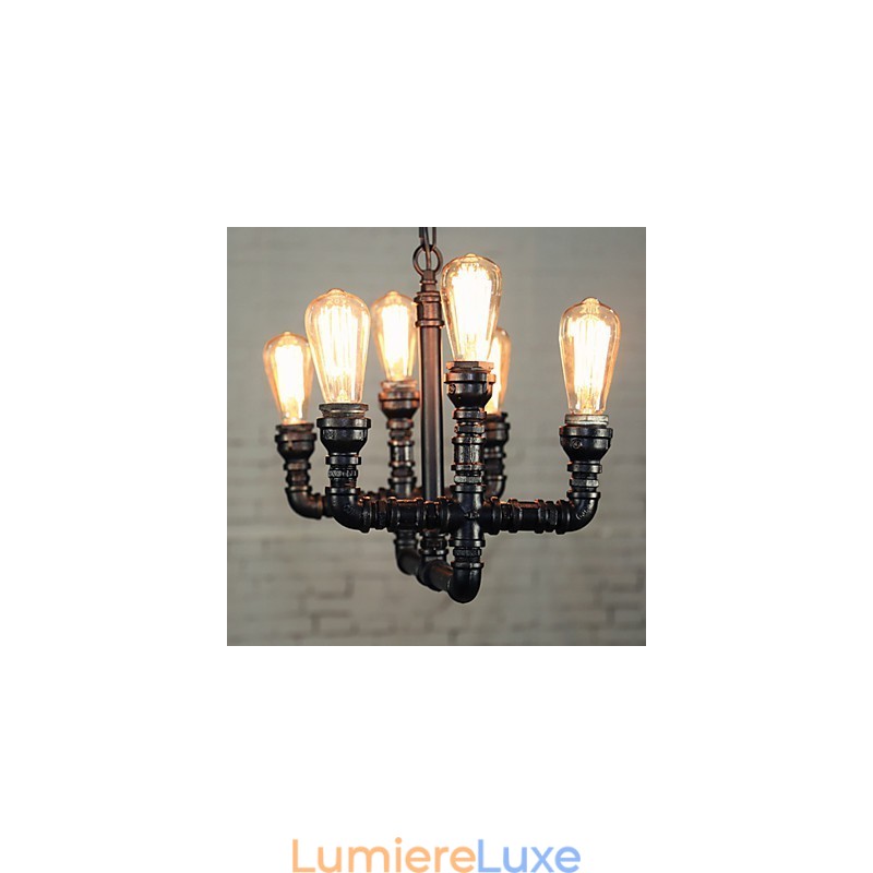 Lustre Mini Style Rustique Lodge Rétro Métal
