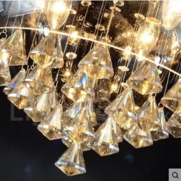 Suspension de magasin en cristal moderne et contemporain
