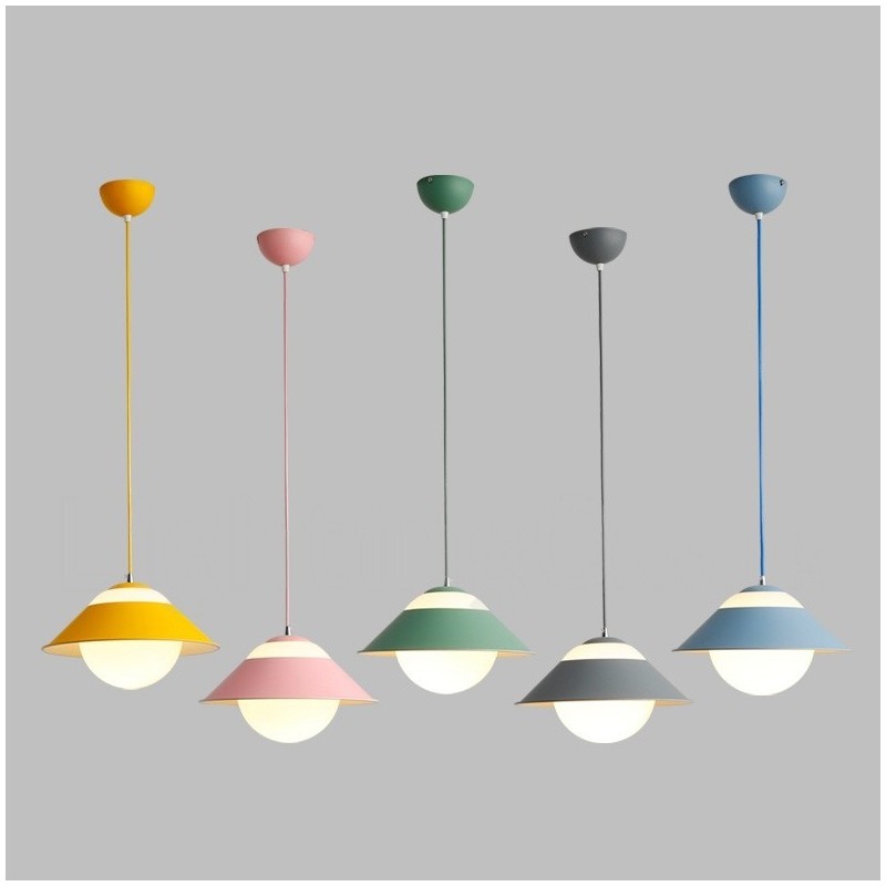 Suspension contemporaine en acier moderne