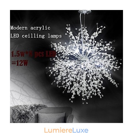 Lustre suspendu imitation globe de cristal Lustre suspendu imitation globe de cristal