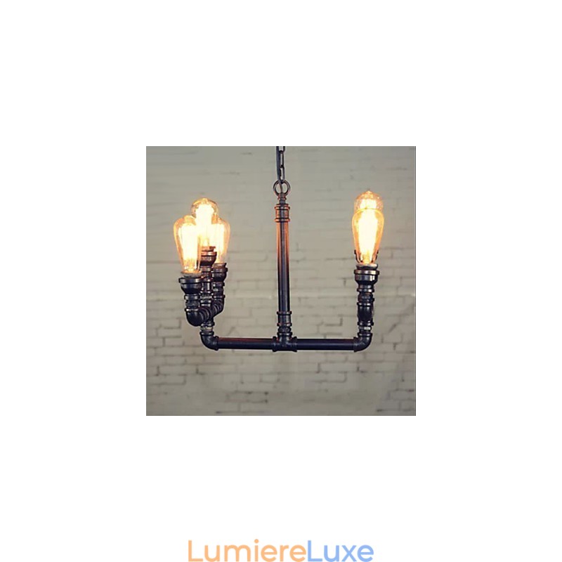 Lustre Mini Style Rustique Lodge Rétro Métal